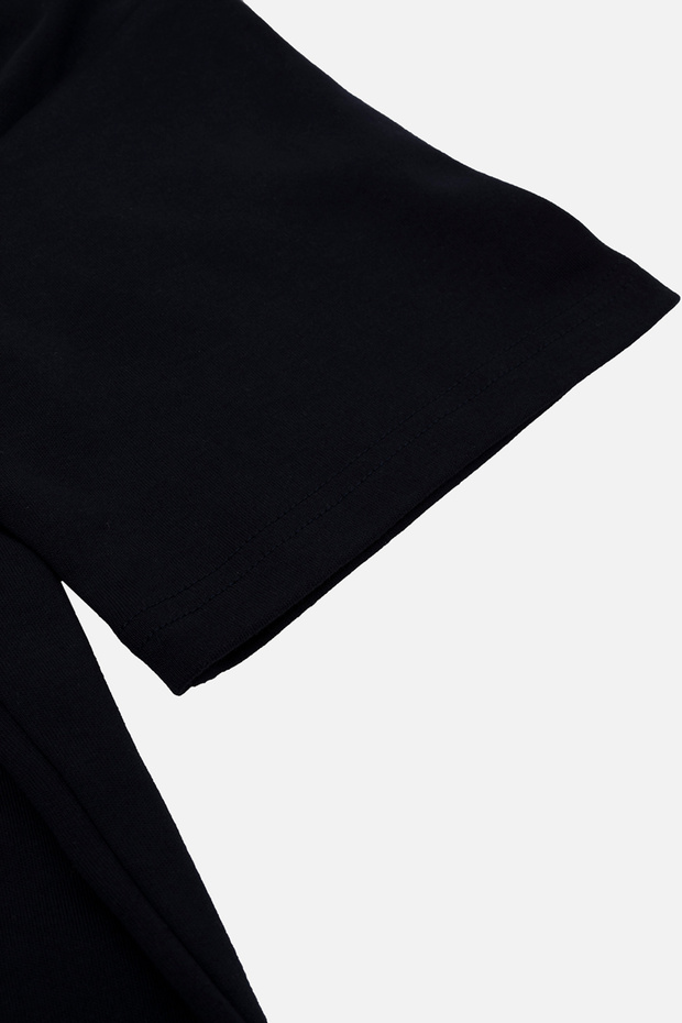 OVERSIZED FIT COORDINATE ERKEK TSHIRT LACIVERT - 4