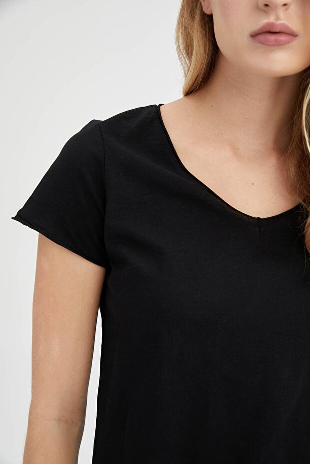 100% Cotton Basic Plain T-Shirt (25 Sm) - 5