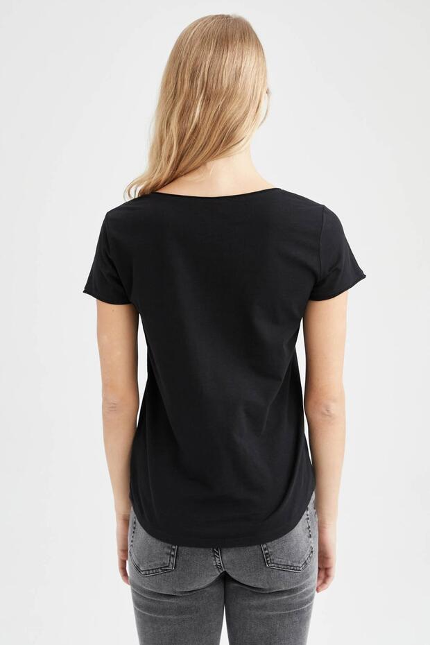100% Cotton Basic Plain T-Shirt (25 Sm) - 6