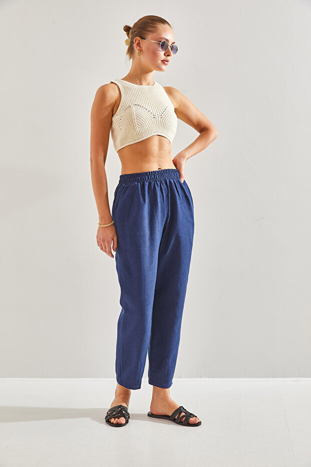 Damenhose mit elastischem Bund60201002 - 6
