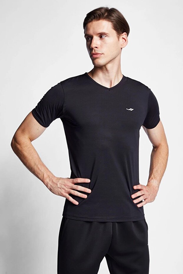 24S-1221-24B KISA KOL TSHIRT - 1