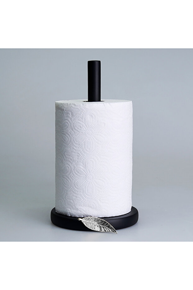 Leaf Kağıt Havluluk Siyah Gümüş - 2