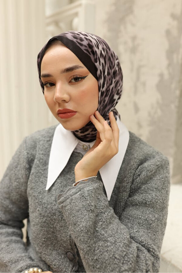 شال منقوش ناعم - 4