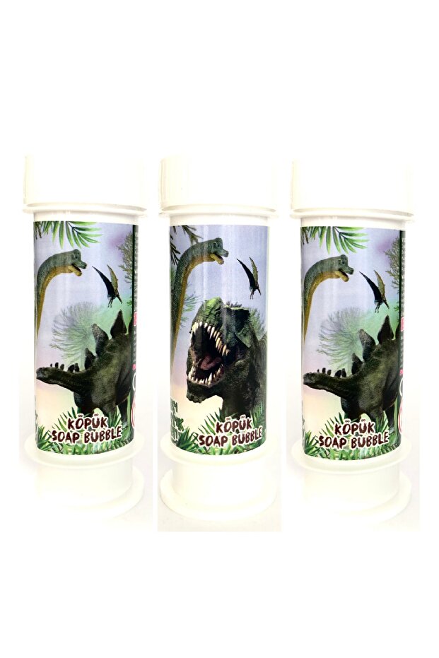 Jurassic World Dinosaur Theme Concept 3 Pack Foam Balloon Jurassic World Character Foam Bubble 60 ml