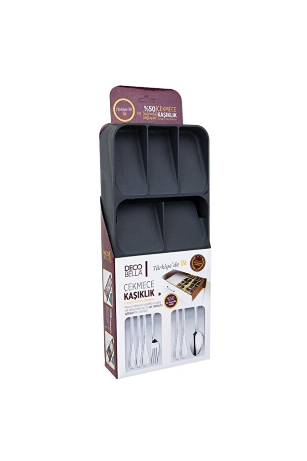 Decobella 9 Compartment Drawer Spoon Holder