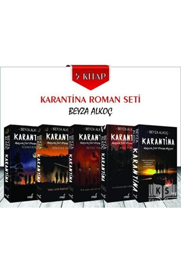 Karantina 5 Kitap Set Karton Kapak Beyza Alkoç Indigo Kitap