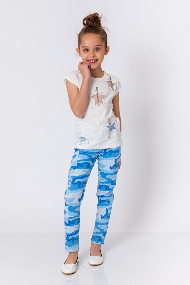 Devojčice plave pantalone - 2