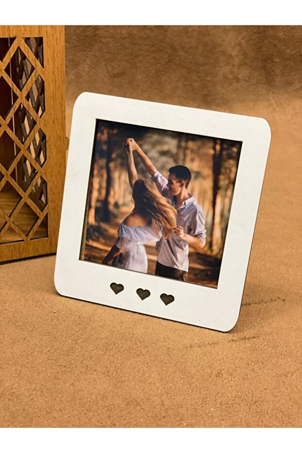 Çerçeve Mini Kalp Detaylı - 1