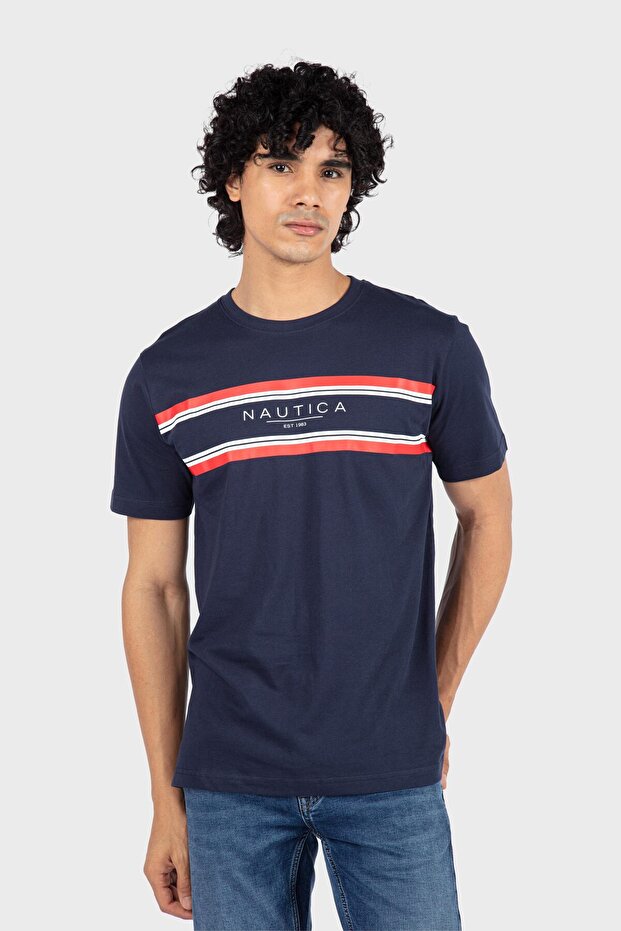 Navy Blue Men's T-Shirt N1K01323