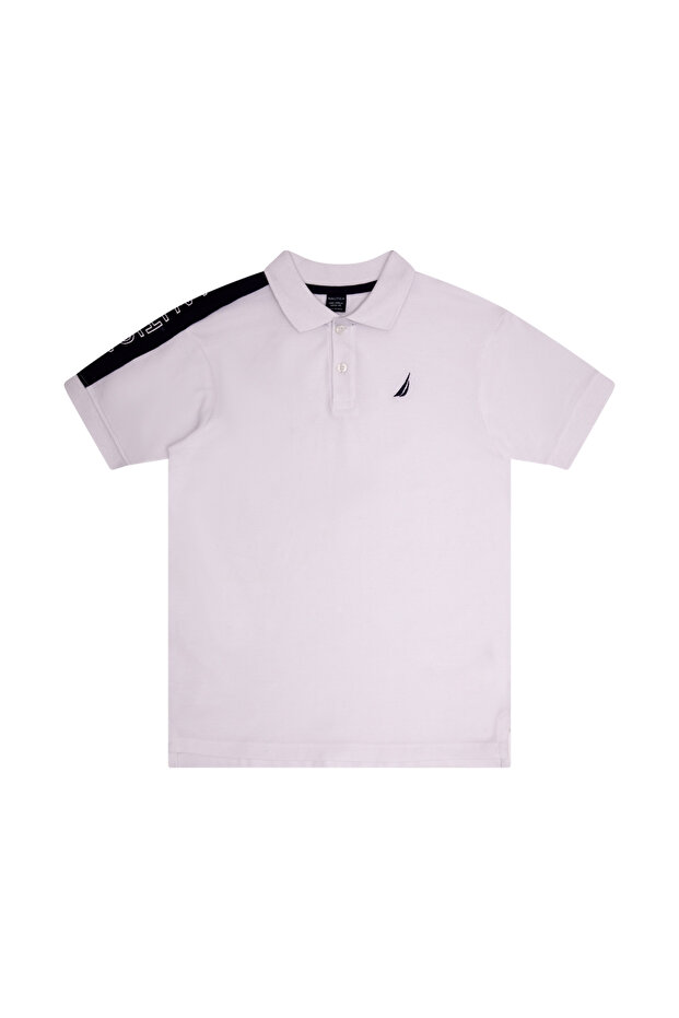 White Boy's Polo Neck T-Shirt N3JI0724