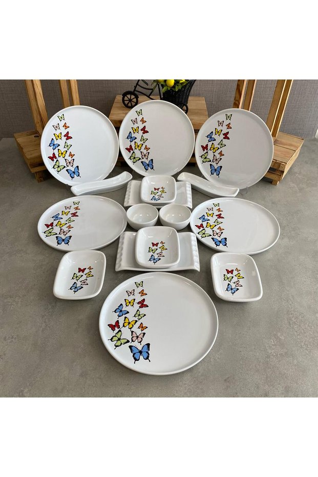 Team Breakfast Nordic Dance Of Butterfly 16 Pieces for 6 People
