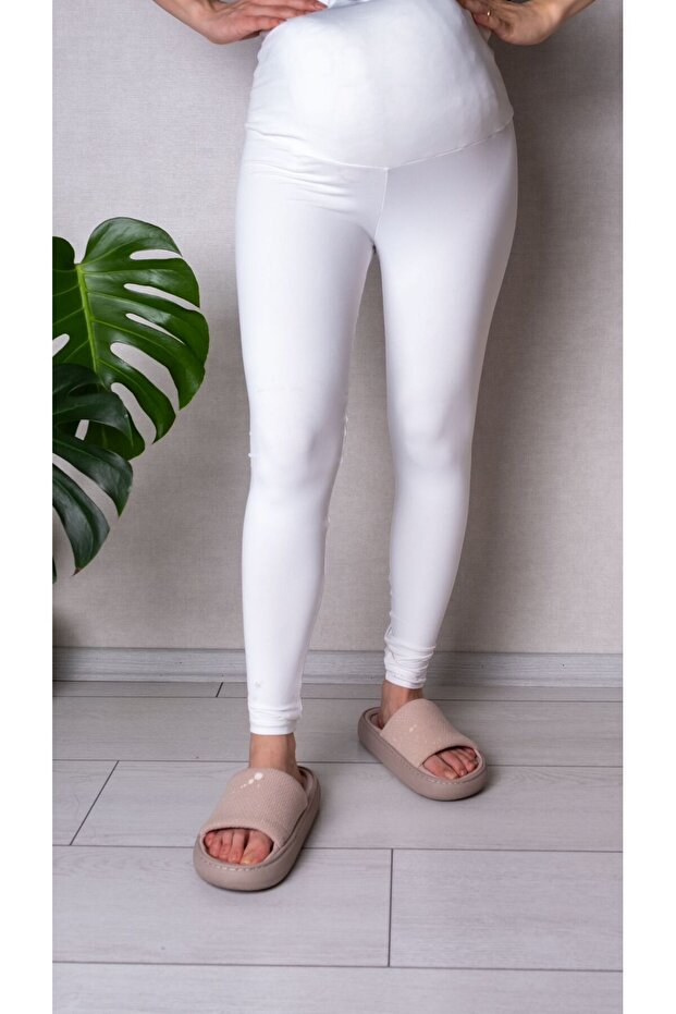 Hamile Dalgıç Kumaş Tayt - 3