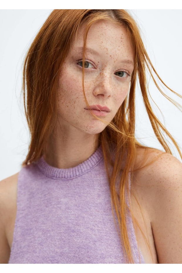 Uzun triko elbise - 8