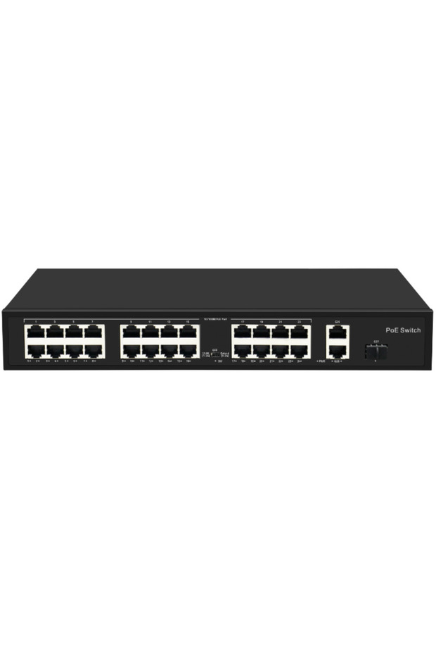Network SC242SFPAF 24 Port PoE Switch