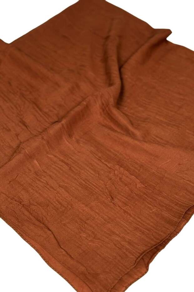 Bambu Kraş Eşarp - Kiremit ( Taba ) - 1