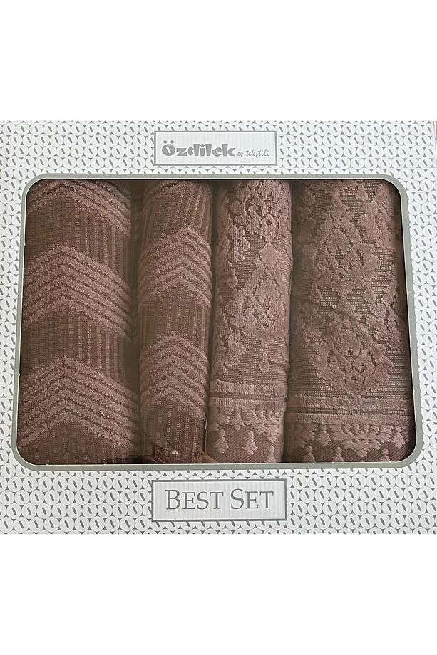 Tappeto Best Havlu Seti Kahve-Kahve - 1