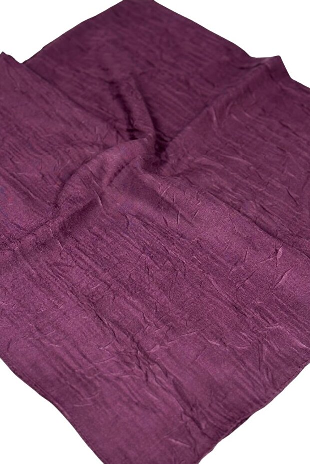 Bambu Kraş Eşarp - Mürdüm - 1