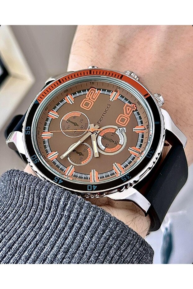 Men's Plastic Cord Wrist Watch