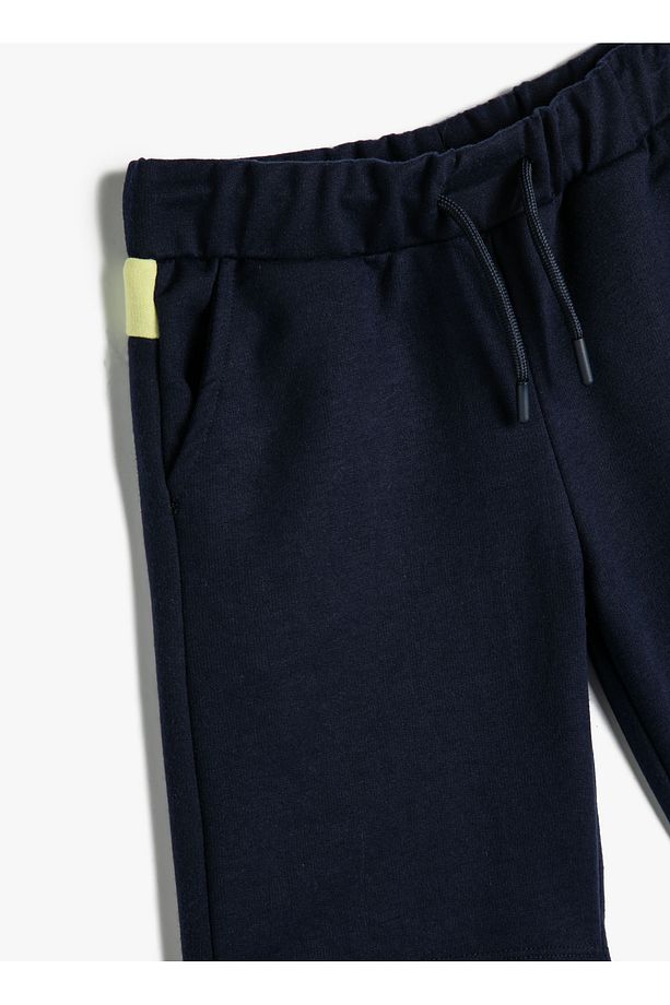 Normal Bel Regular Fit Lacivert Erkek Şort 4SKB40125TK - 3