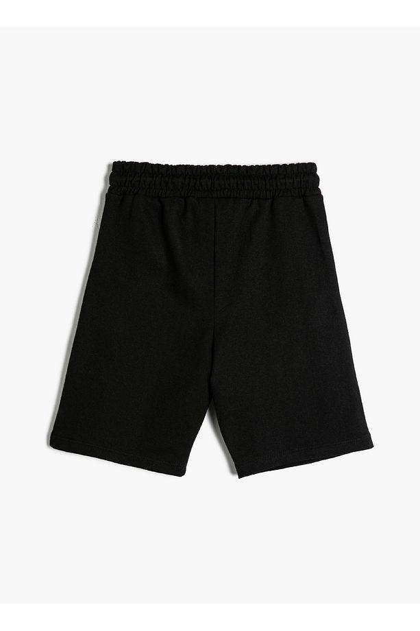 Normal Bel Regular Fit Siyah Erkek Şort 4SKB40033TK - 2