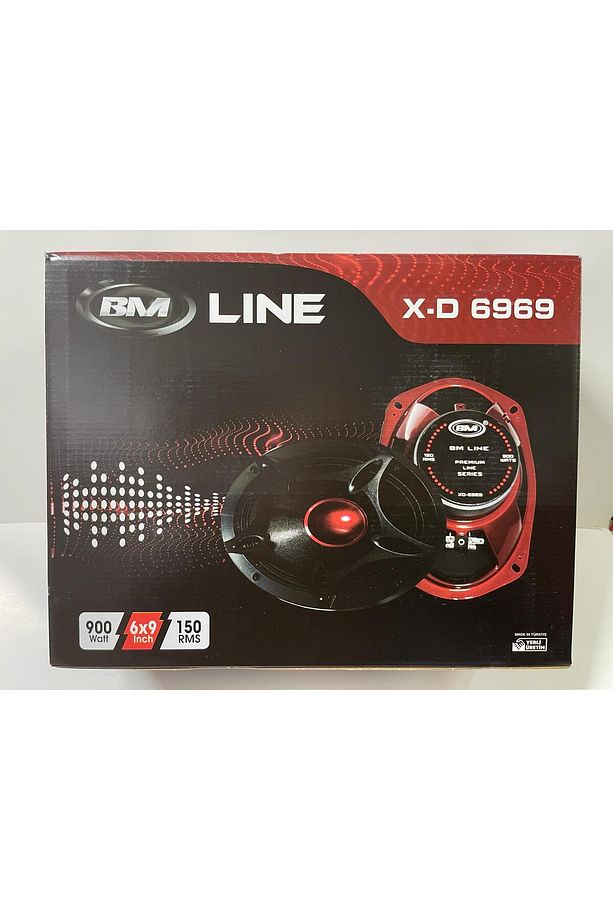 BM LİNE XD-6969 6X9 OVAL MİDRANGE 900 WATT MAXİMUM POWER - 2