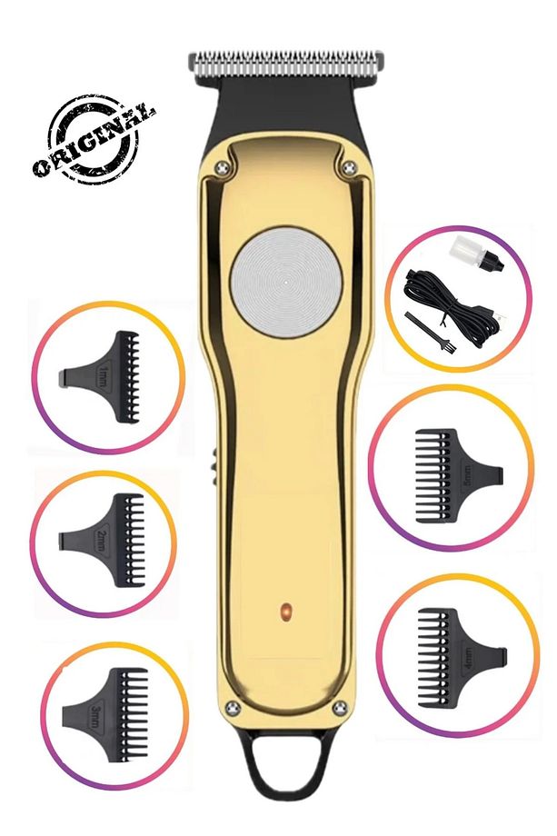 0085 T Bıçak Pro Lazer Öncesi Unisex Sakal Ense Bıyık Çizim Tıraş Makinesi - 2