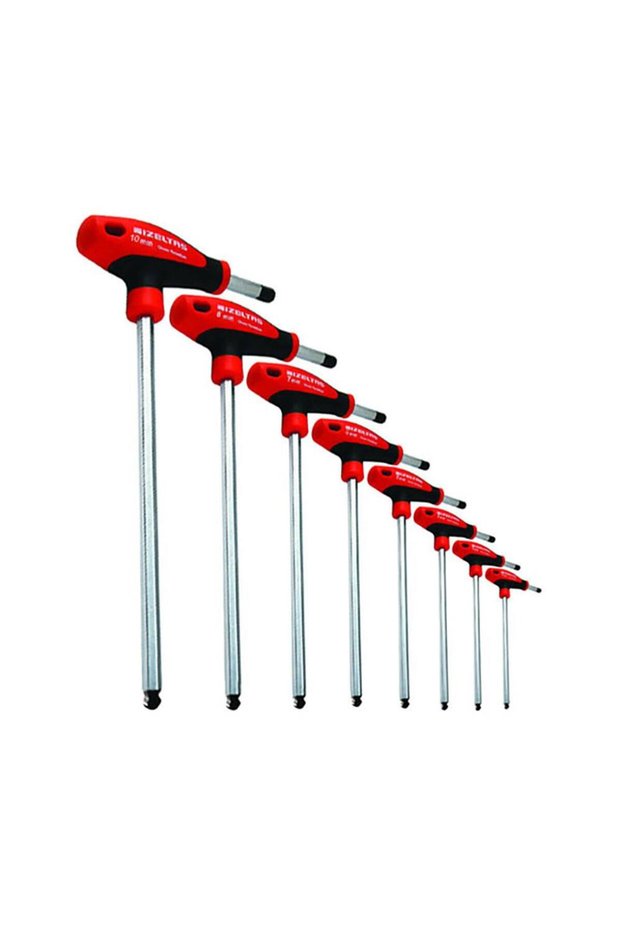 4909008108 t Type Torx Allen Key Set T9-T40 - 8 Pieces