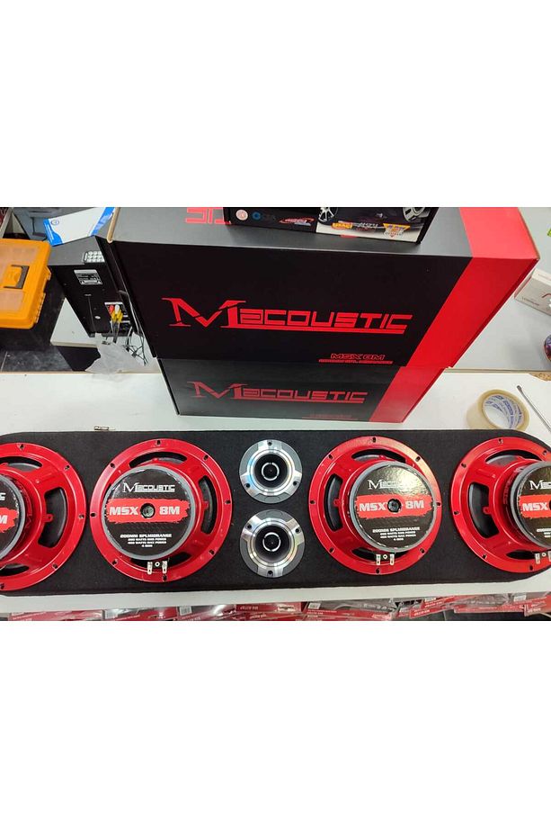 20 CM MİDRANGE SPL MACOUSTIC 400 WATTS 200 RMS WONDEX TWEETER 10 CM PANTİZOT POF SİSTEM - 2