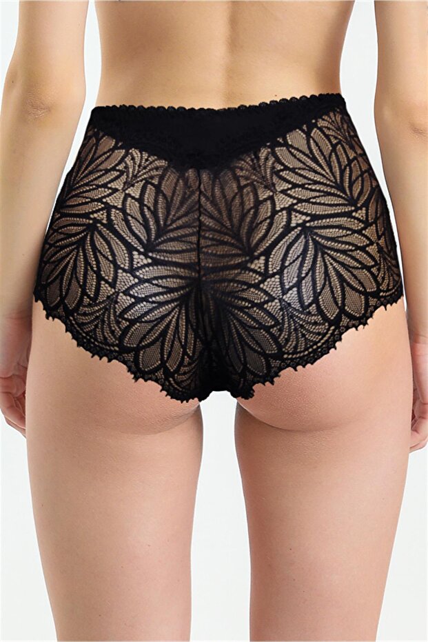 Dantelli Yüksek Bel Külot - 586 - 2