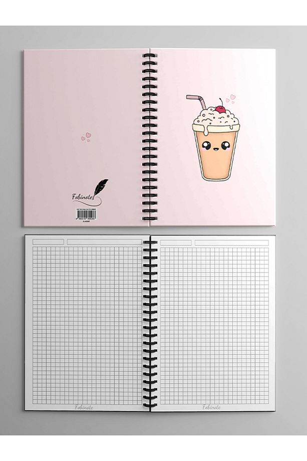 Spiralli Okul Defteri 80 Yaprak (1 Adet) - A5 Boy Kareli Defter - 3