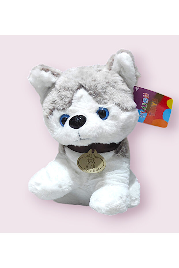 Plush Toy Cute Wolf Dog with Barking Sound 30 Cm.
