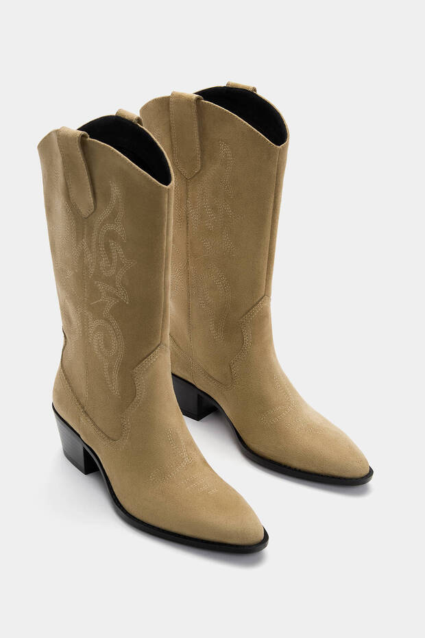 Dikişli kovboy çizme - 1