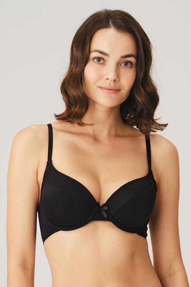 Women's Underwire Unassisted Unpadded Underarm Widened Back Pasting Casual T-shirt Bra (378