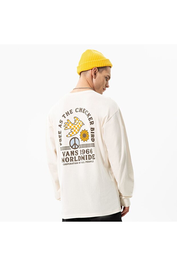 FREE AS A CHECKER BIRD LS TEE - 2