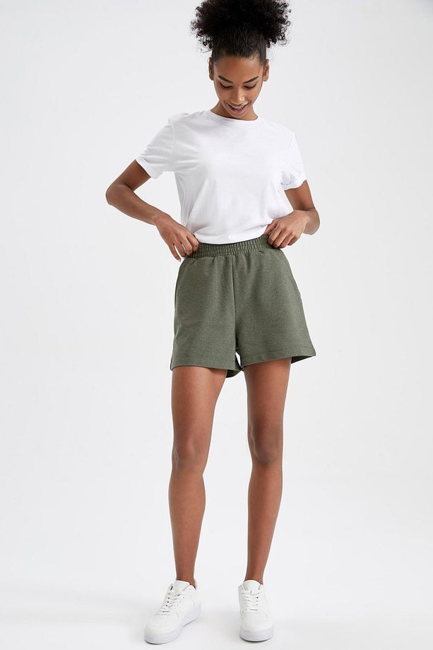 Regular Fit Basic Şort - 1