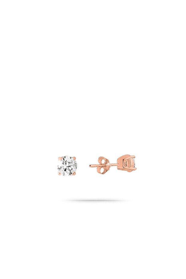 3 Mm Tektaş Küpe - 2