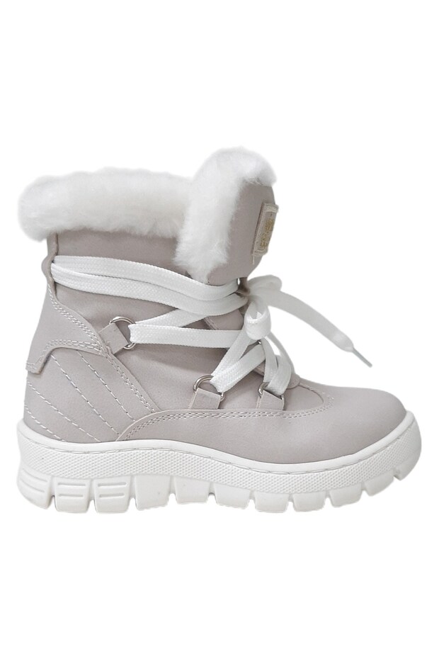 Kappa Furry Baby Boots Beige