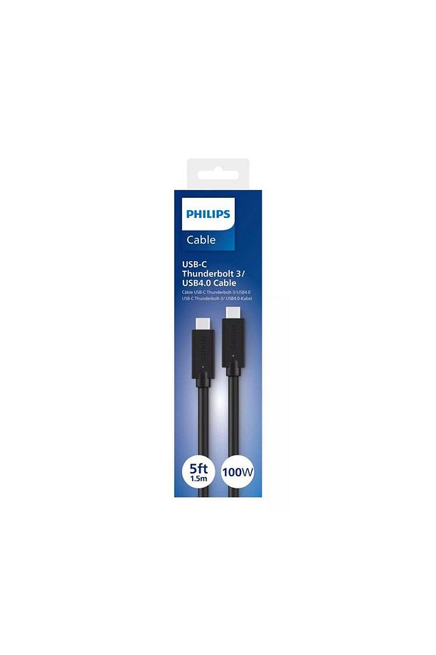 SWV6801/00 USB4.0 40 Gbps 5K Çözünürlük Thunderbolt 3.0 1.5m C-C Kablosu - 2