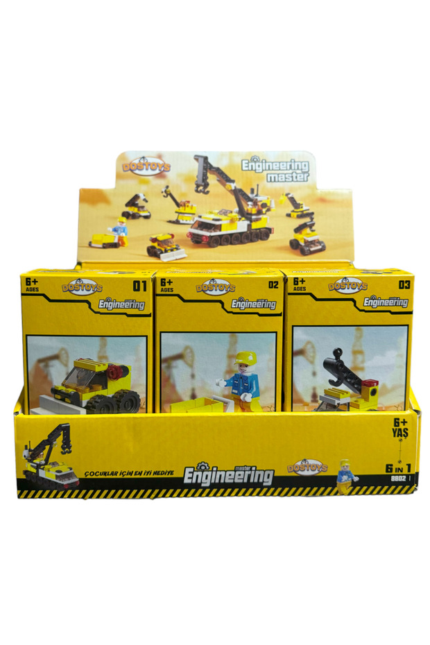 6-Piece Construction-ENGINEERING MASTER MODULAR BUILDING SET - 8