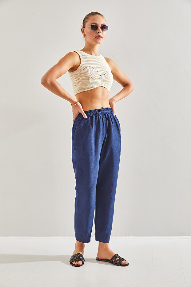 Damenhose mit elastischem Bund60201002 - 5
