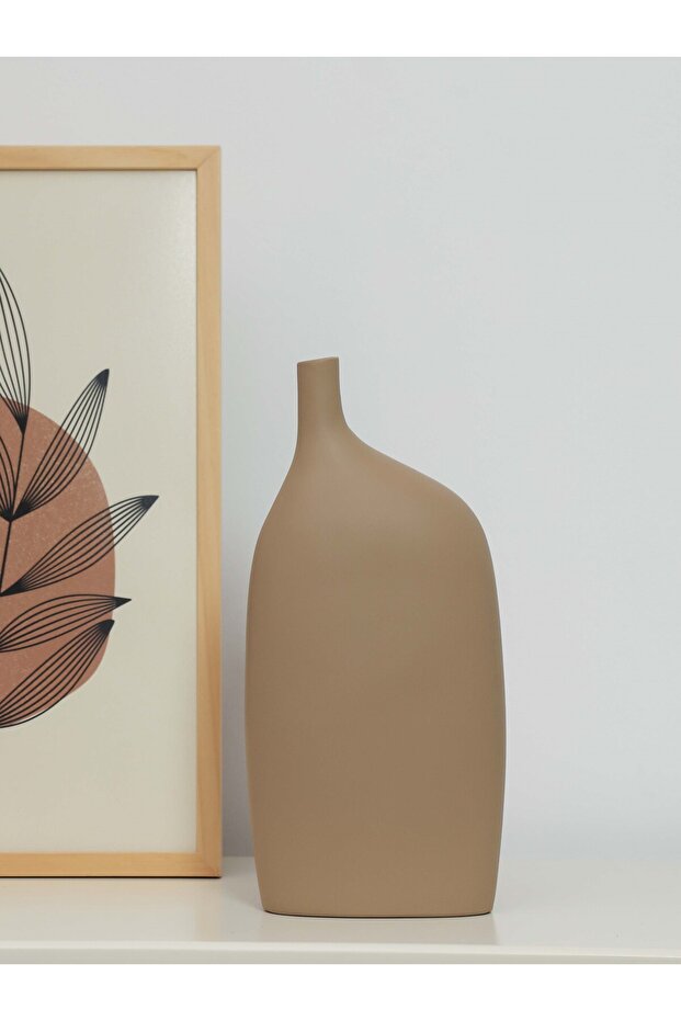 DOME SERAMİK VAZO UZUN - 1
