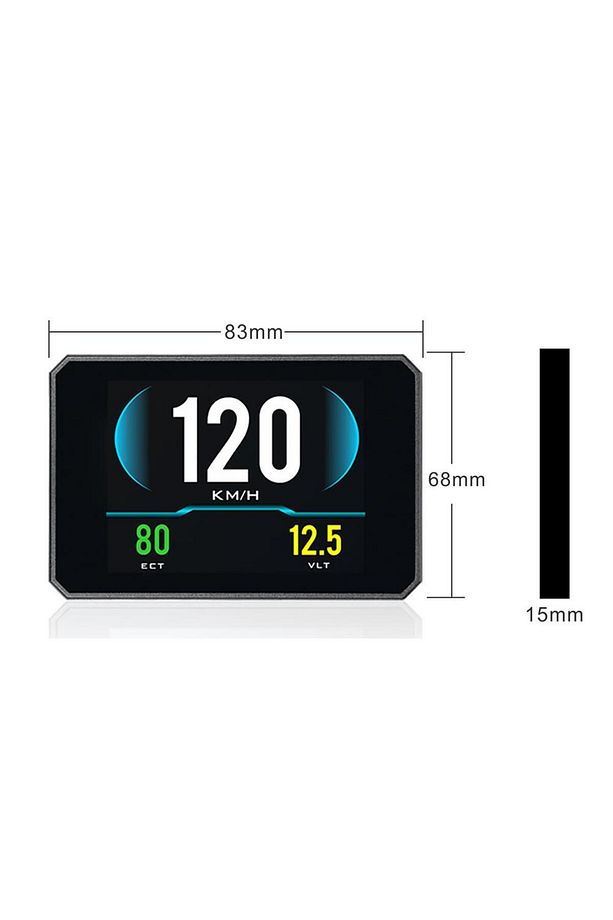 P16 Hud 48 Fonksiyon Obd2 Head Up Display Araç Hız Gösterge Paneli P16 Hud - 6