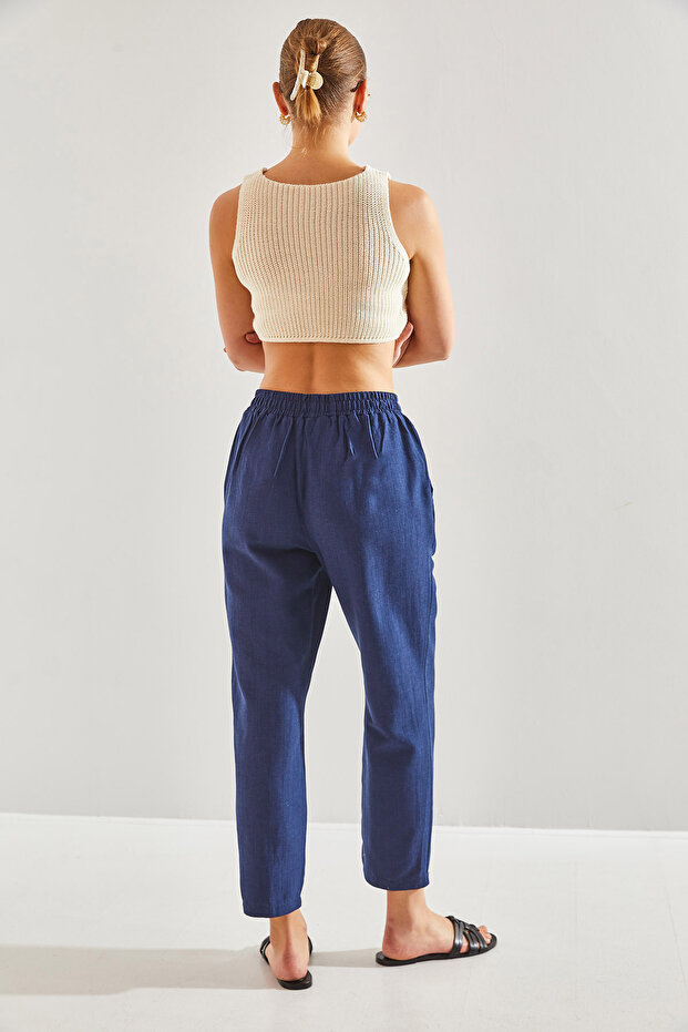 Damenhose mit elastischem Bund60201002 - 2