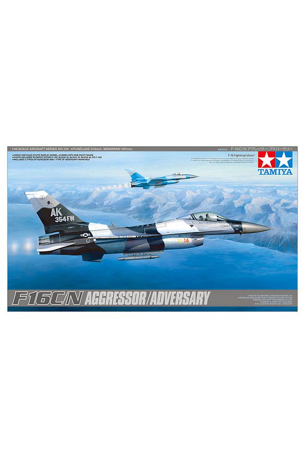 1/48 US. F-16C/N Agressor/Adversary Plastik Uçak Maket Kiti, Demonte Hobi Seti - 1