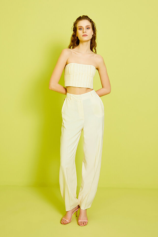 KREM DRAPELİ BÜSTİYER - 2