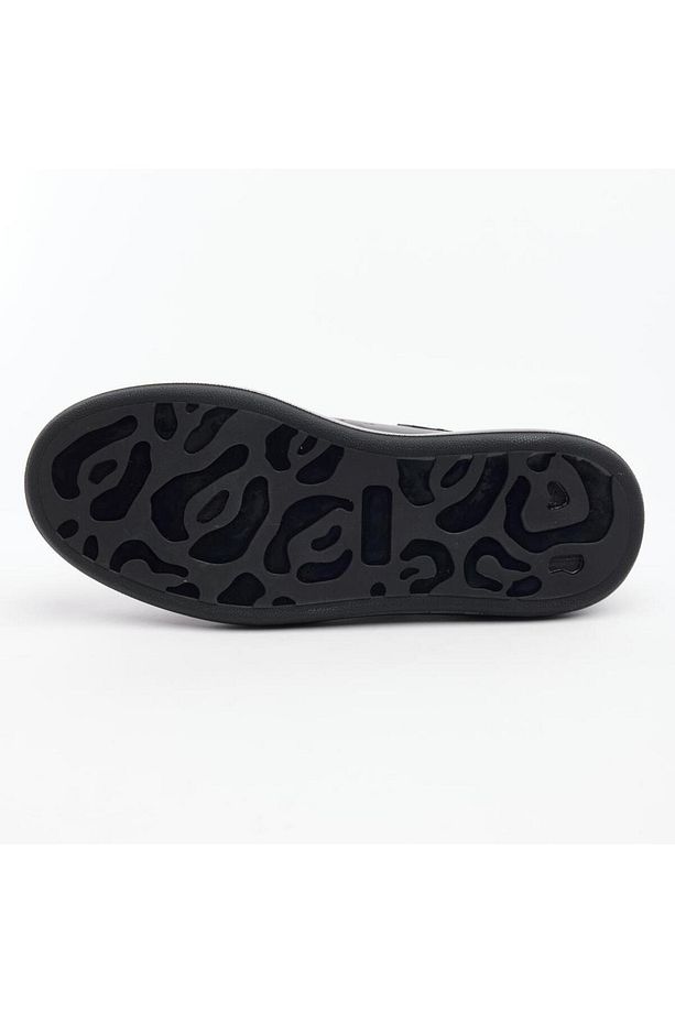 Yüksek Taban Hakiki Deri Erkek Sneaker - 5