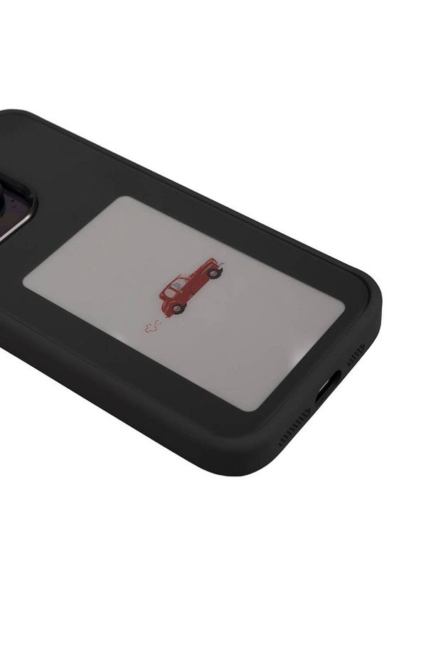İphone 14 Kılıf Akıllı NFC Ekran Özellikli Kişileştirilebilir Yansıtılabilir Arka Kapak Smart Cover - 5