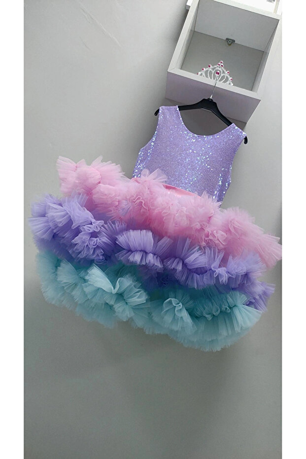 Lila Tütü Abiye - 1