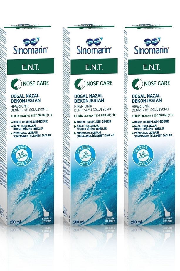 E.N.T. Deniz Suyu Burun Spreyi 200 ml X3 - 1