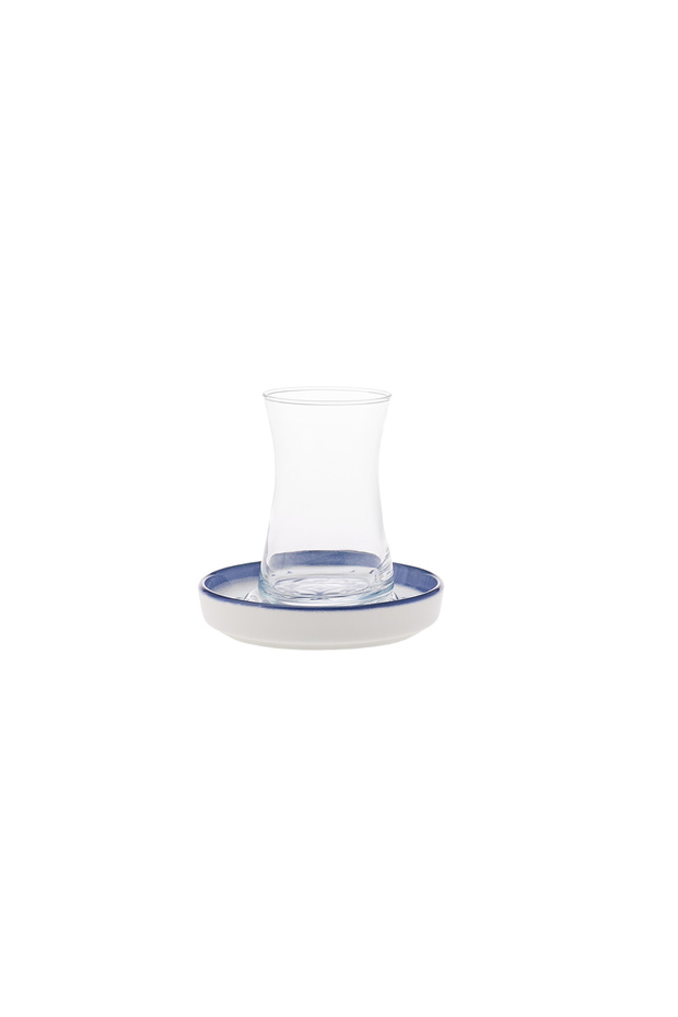 Zeher Blau 12-teiliges Teeset für 6 Personen - 2